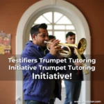 Artistic representation for Testifiers Trumpet Tutoring Initiative Trumpet Tutoring Initiative!