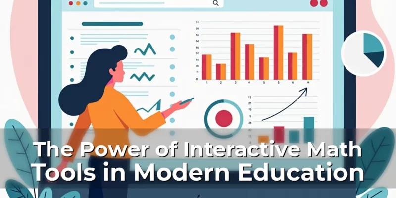Artistic representation for The Power of Interactive Math Tools in Modern Education
