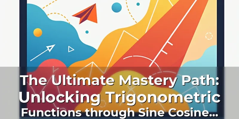 Artistic representation for The Ultimate Mastery Path: Unlocking Trigonometric Functions through Sine Cosine Tangent Tutorials