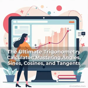 Artistic representation for The Ultimate Trigonometry Calculator: Mastering Angles, Sines, Cosines, and Tangents