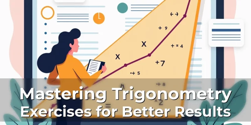 Artistic representation for Mastering Trigonometry Exercises for Better Results