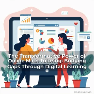 Artistic representation for The Transformative Power of Online Math Tutoring: Bridging Gaps Through Digital Learning