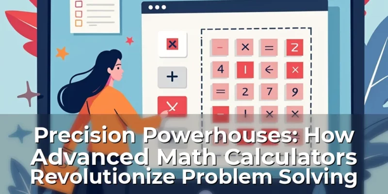 Artistic representation for Precision Powerhouses: How Advanced Math Calculators Revolutionize Problem Solving