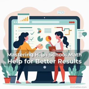 Artistic representation for Mastering High School Math Help for Better Results